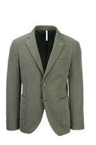 Giacca monopetto in tessuto stretch 