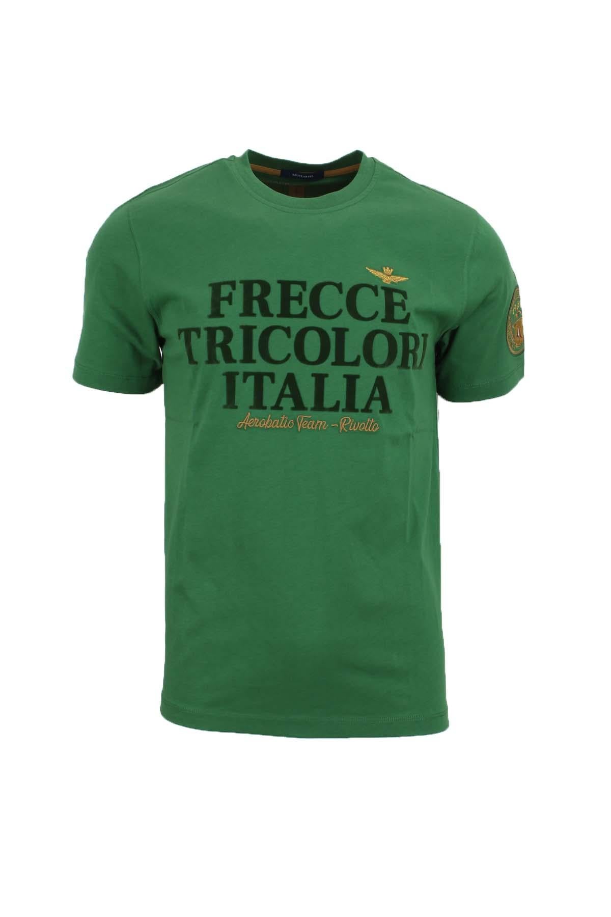 T-shirt con stampa flock Frecce Tricolori Italia 