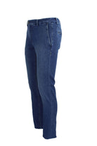 Pantalone chino tasche america in denim 