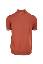 Polo zip mezza manica in filo 
