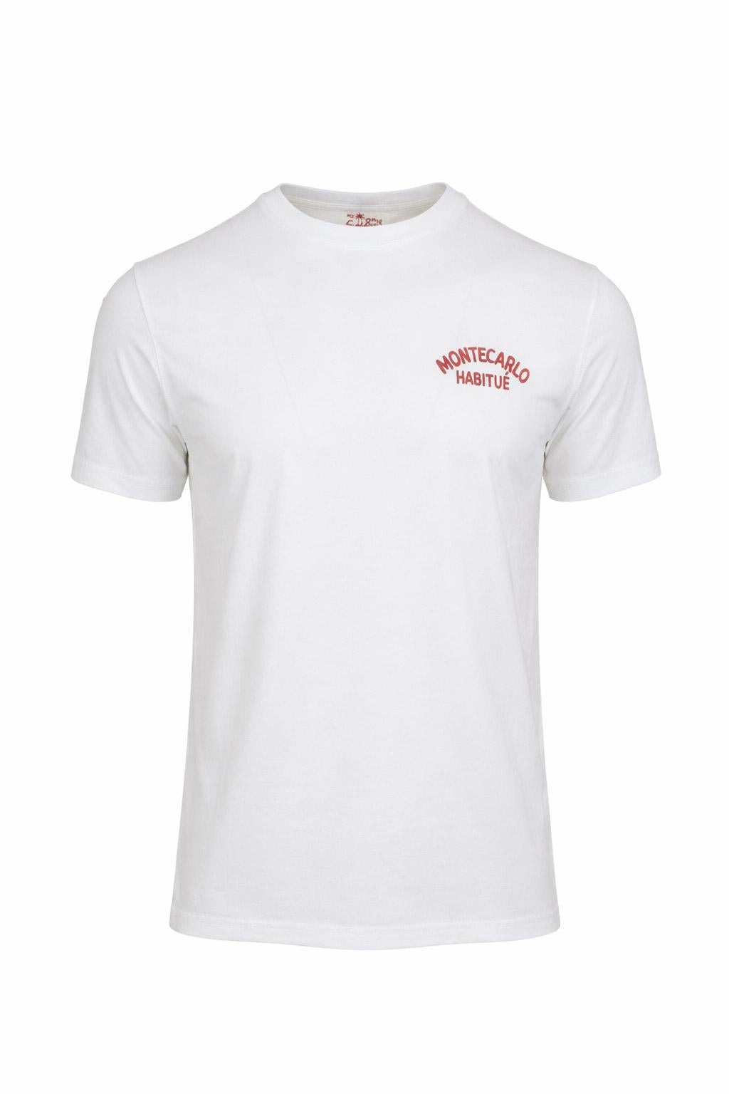 T-Shirt Uomo Cotone Maxi Stampa Retro 