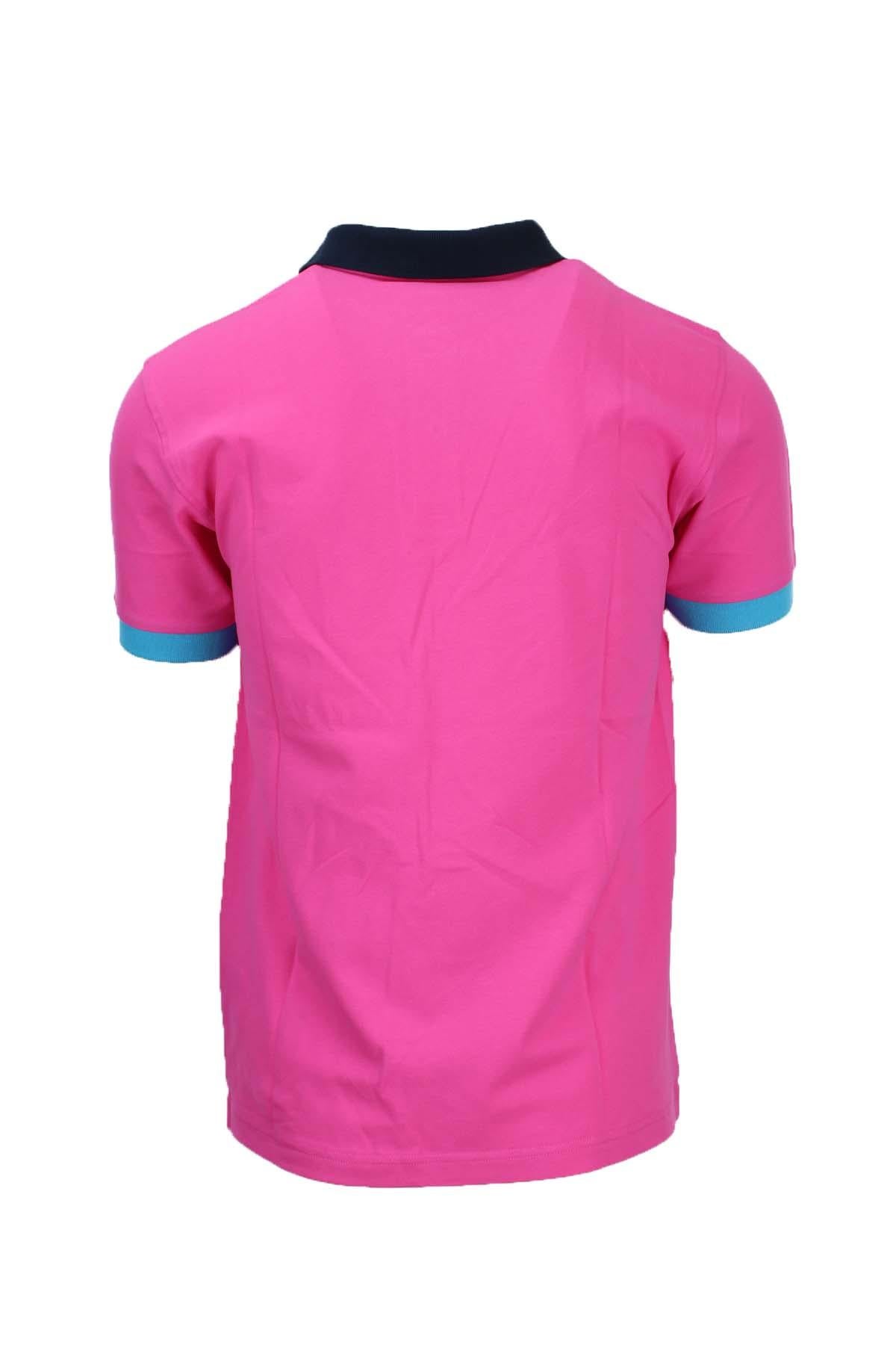 Polo mezza manica dettagli multicolor 