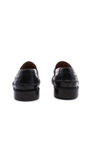 Mocassini College con suola in cuoio 