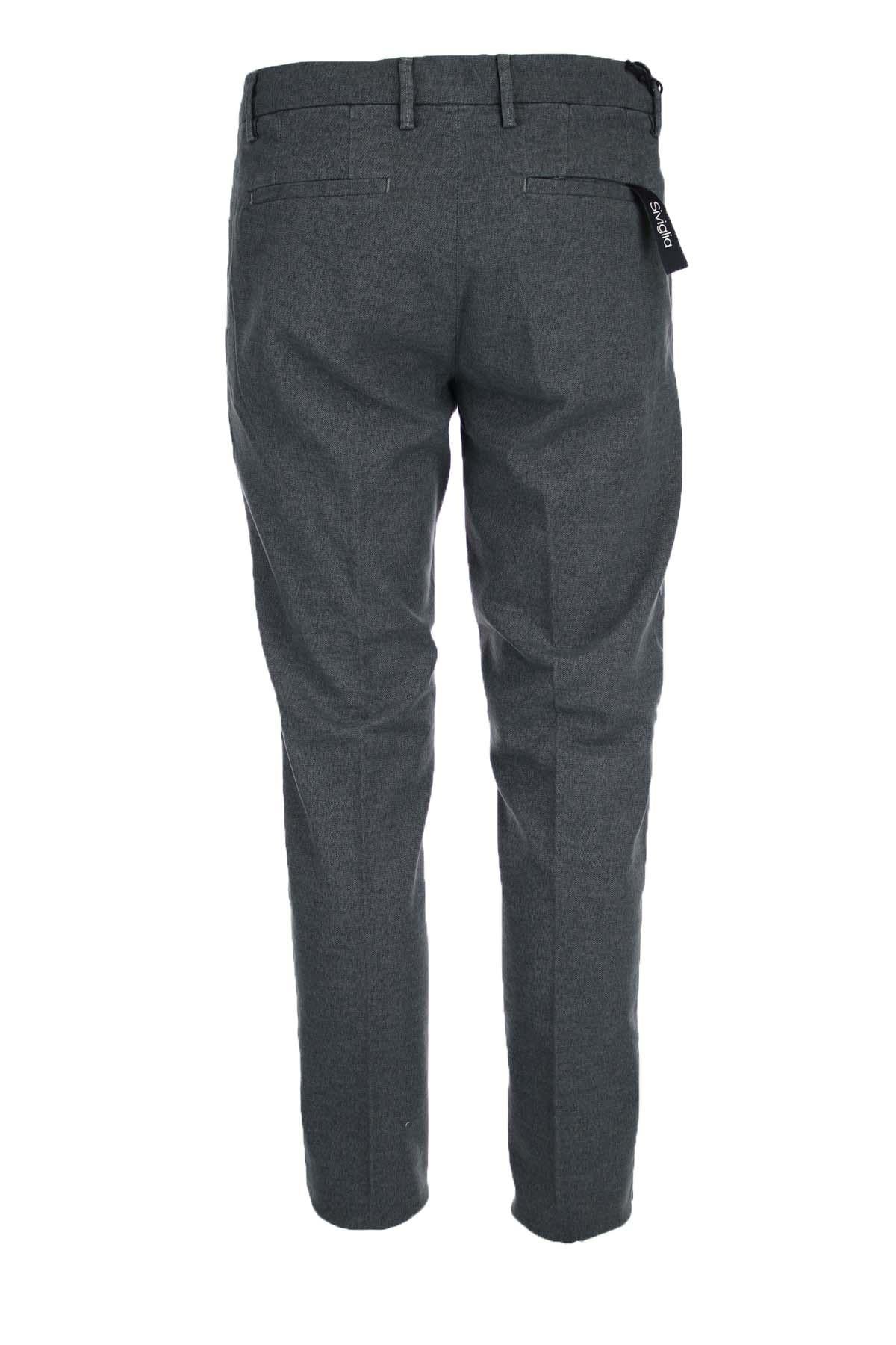Pantalone in misto cotone stretch 