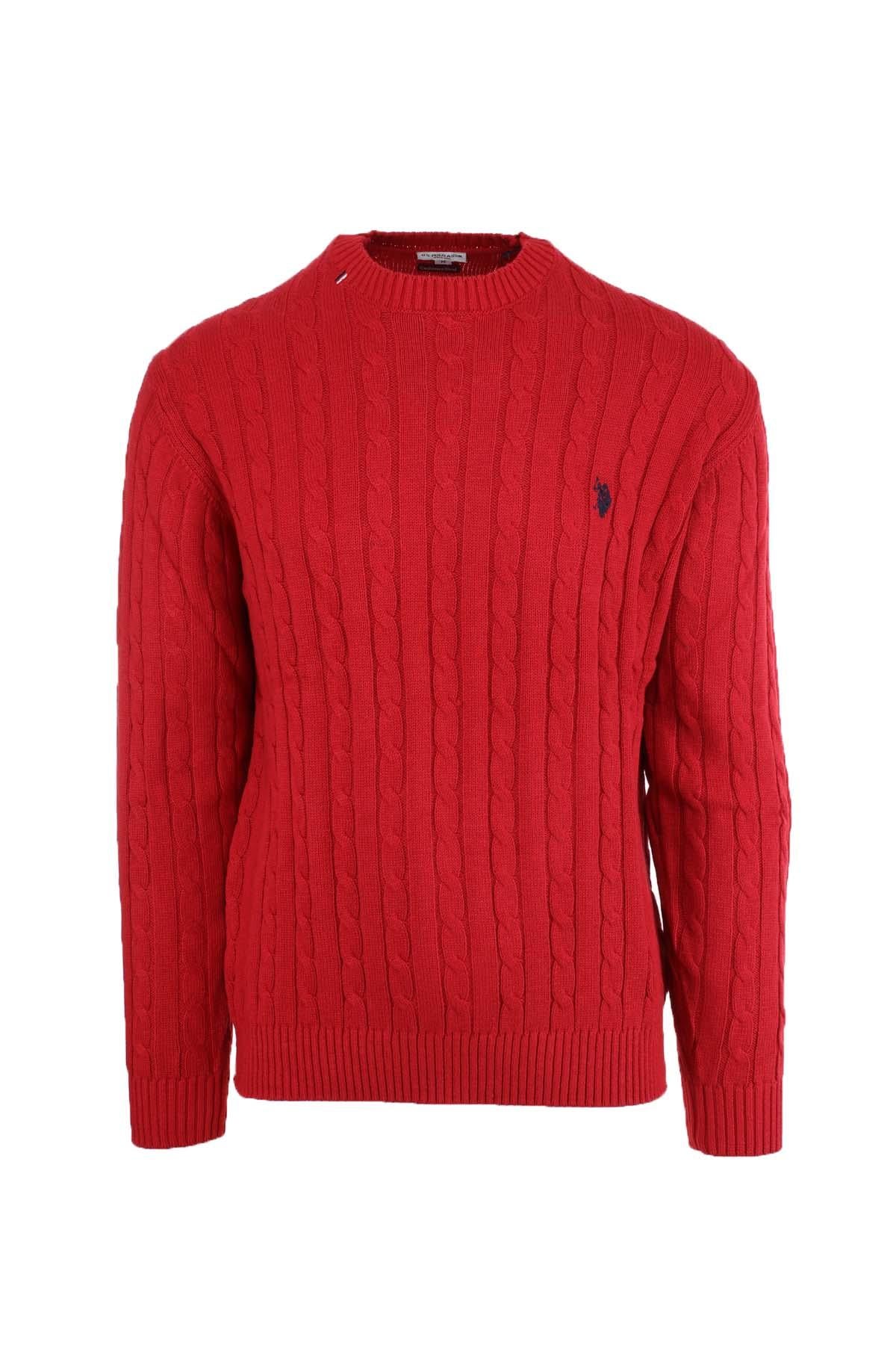 Pullover girocollo trecce 