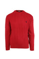Pullover girocollo trecce