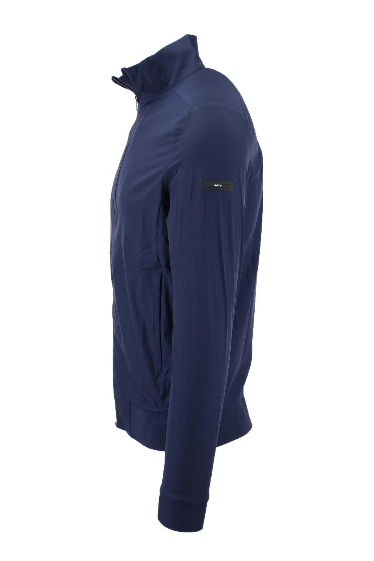 Giubbino Bomber full zip in tessuto tecnico 