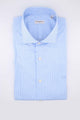 Camicia manica lunga in cotone righe
