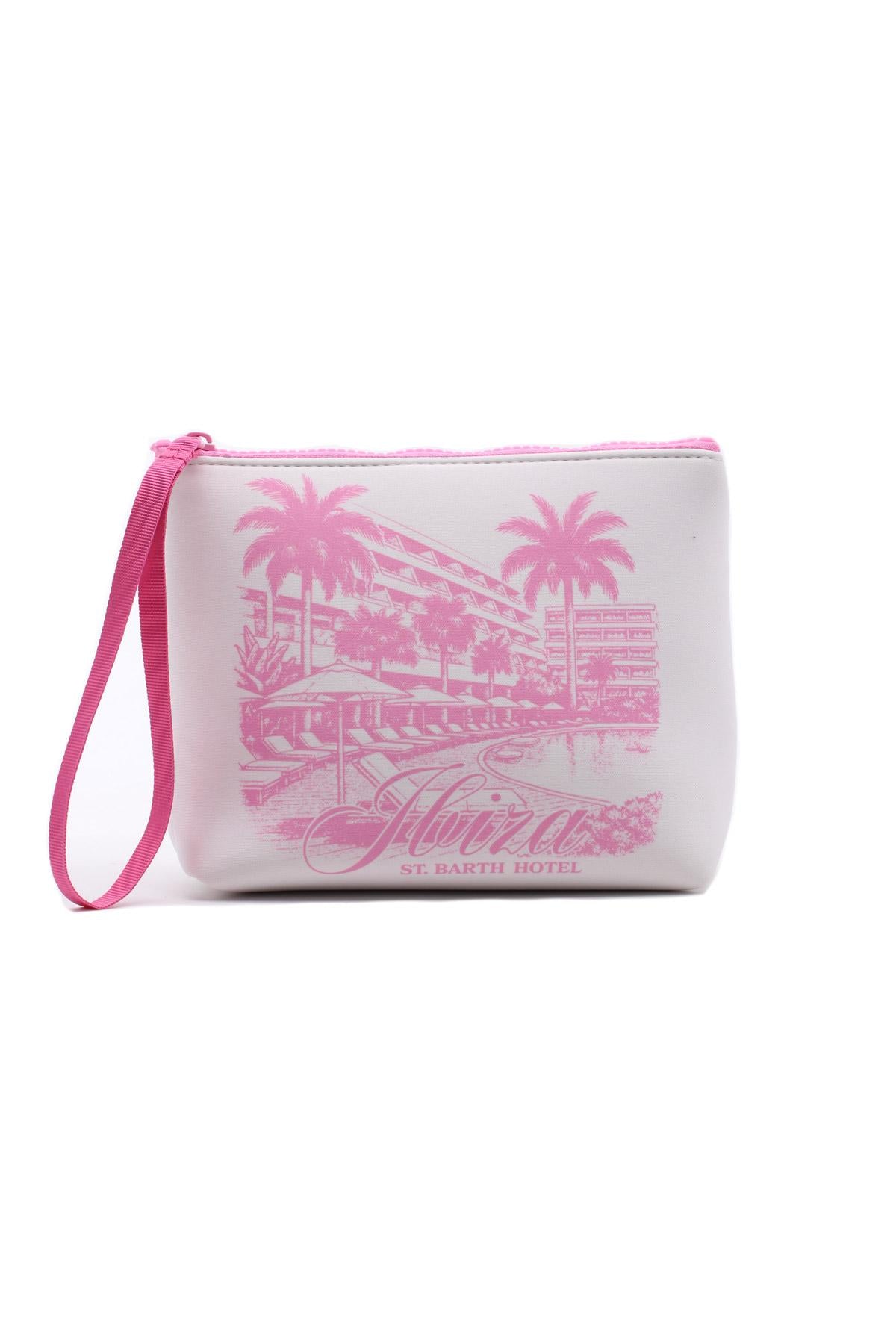 Pochette Aline stampa Ibiza St. Barth Hotel 