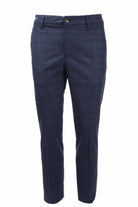 Pantalone chino in lana a quadri 