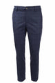 Pantalone chino in lana a quadri