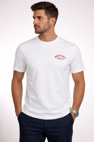 T-Shirt Uomo Cotone Maxi Stampa Retro 