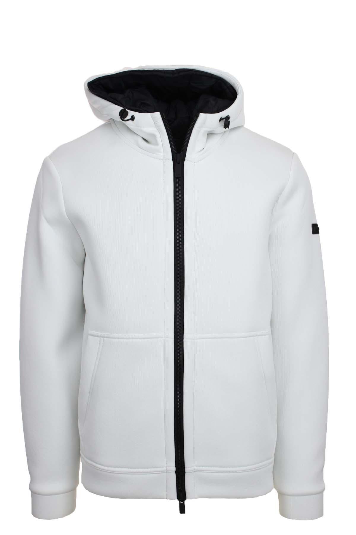 Giubbotto bomber in neoprene con interno staccabile 