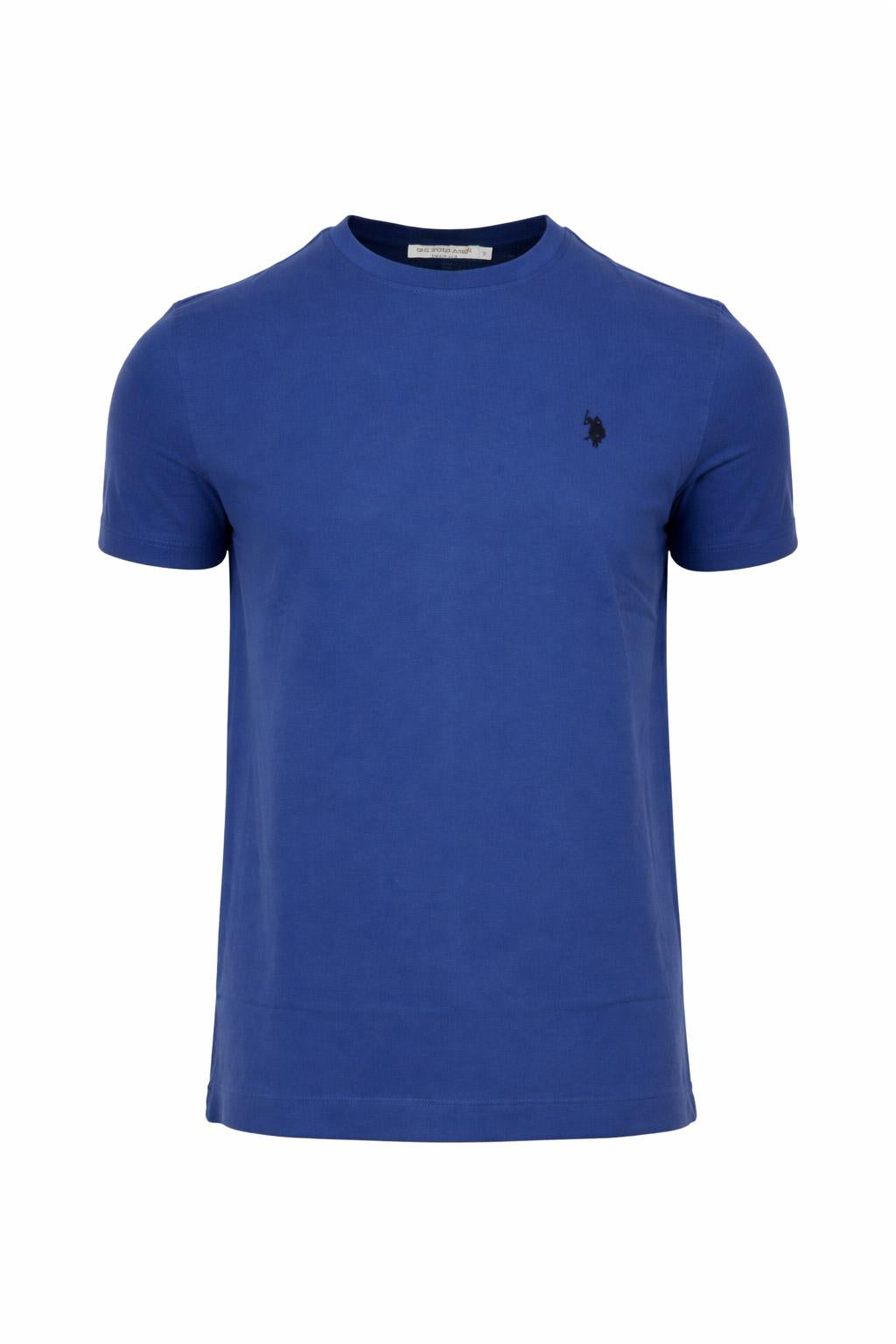 T-shirt uomo in cotone piquet con logo 