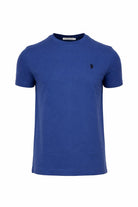 T-shirt uomo in cotone piquet con logo 