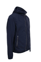 Giubbotto in nylon stropicciato con cappuccio 