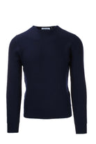Pullover girocollo microtrecce 
