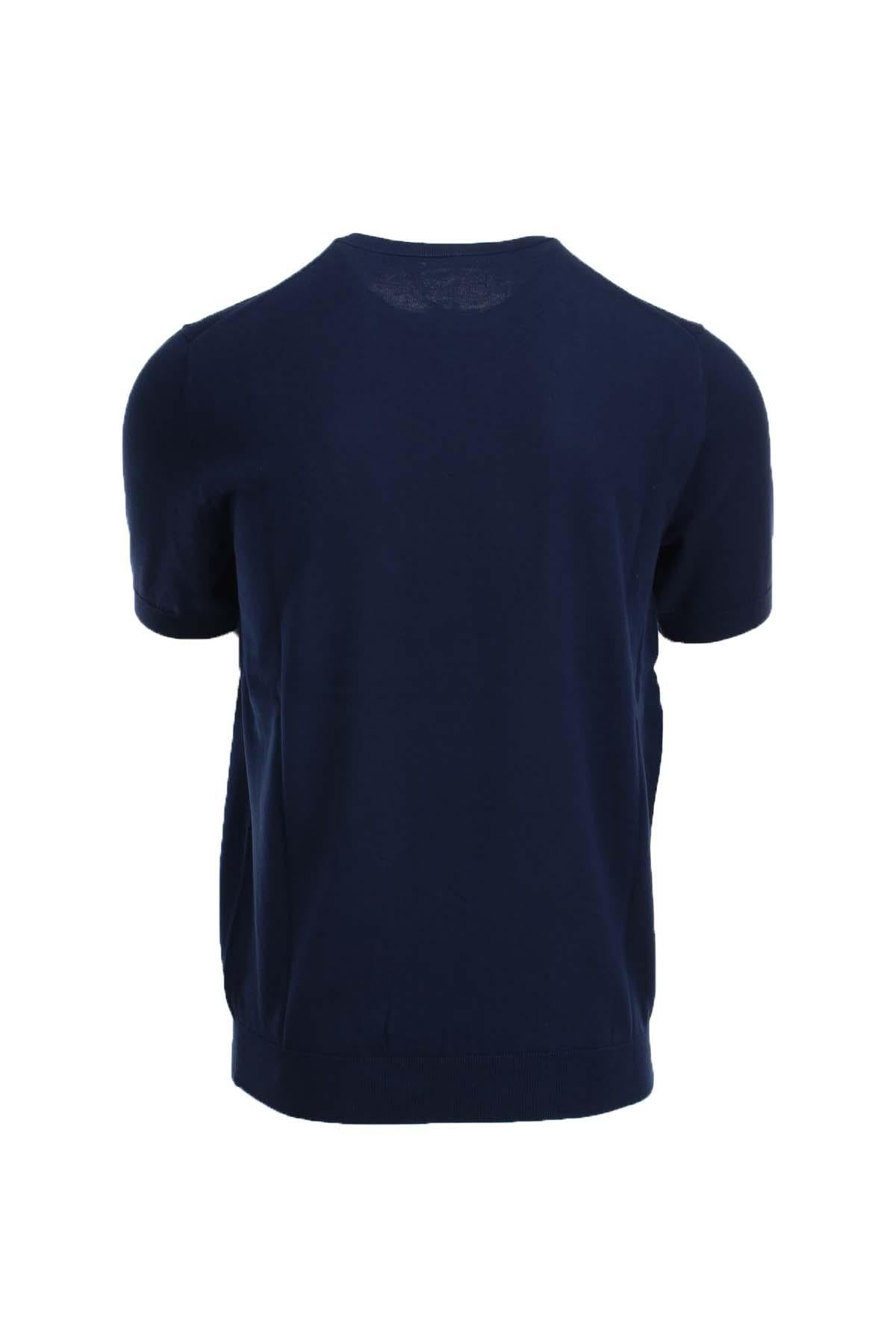 Maglia mezza manica in filo di cotone 