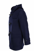 Montgomery con cappuccio e alamari 