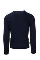 Pullover girocollo microtrecce 