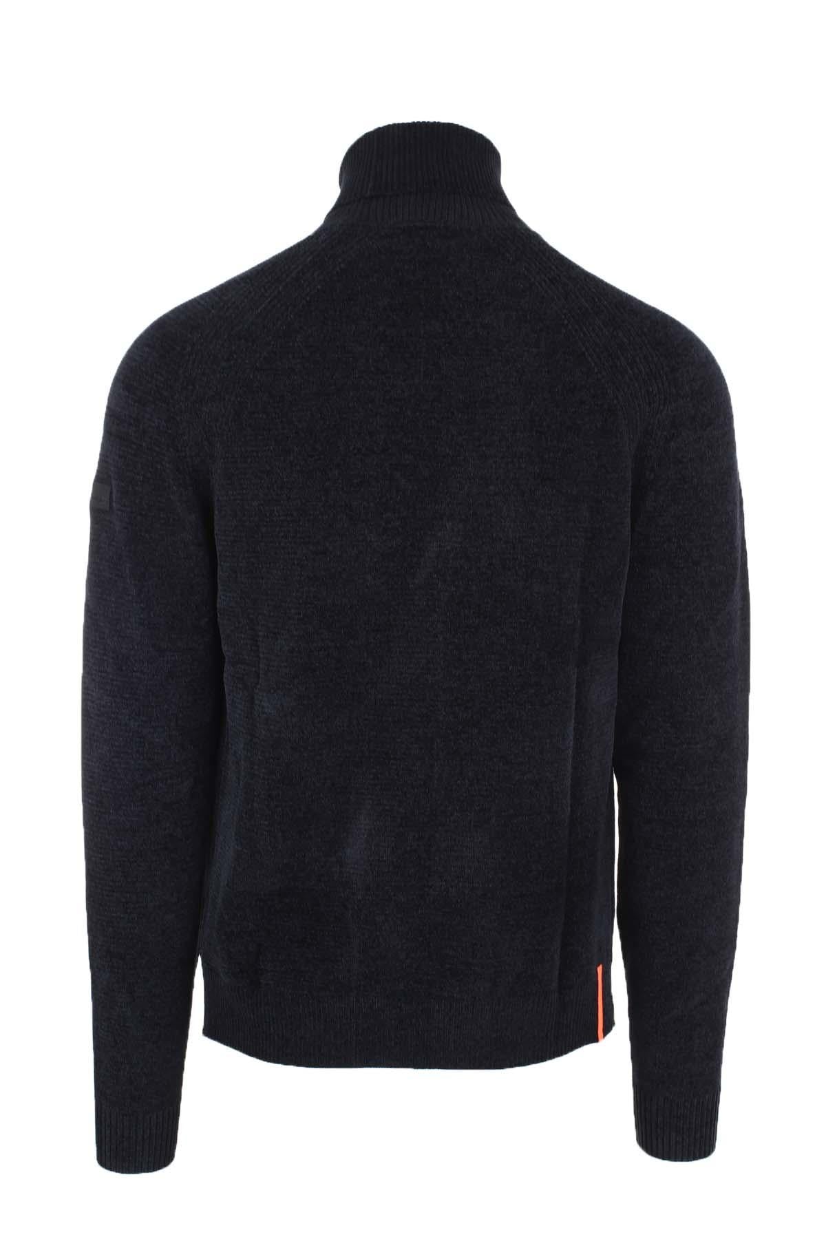 Dolcevita in ciniglia velvet turtleneck knit 