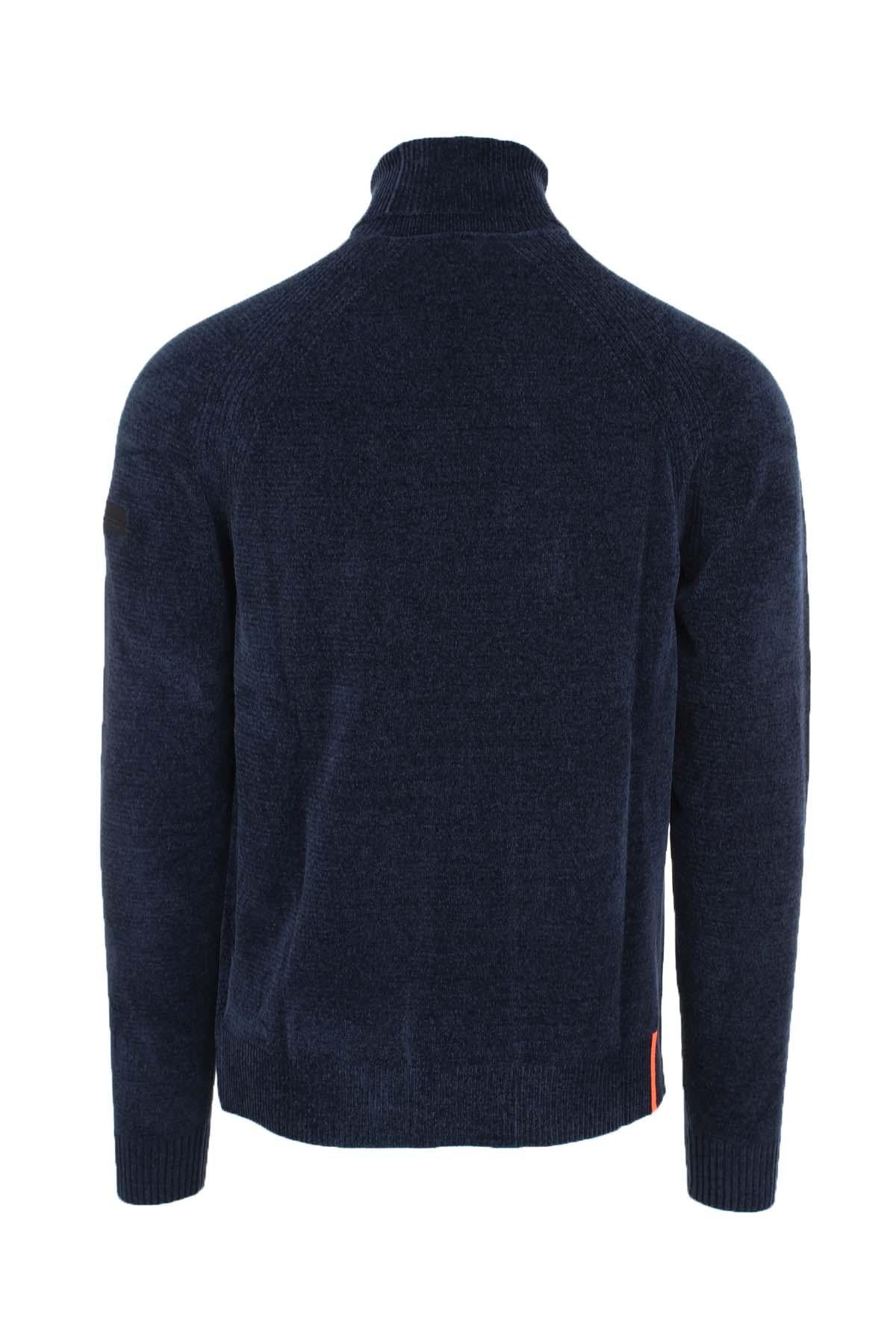 Dolcevita in ciniglia velvet turtleneck knit 