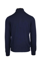 Maglia lupetto con zip e bottoni 