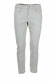 Pantalone 5 tasche in cotone con toppa