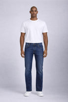 Jeans Uomo 5 Tasche Denim Stretch Slim 