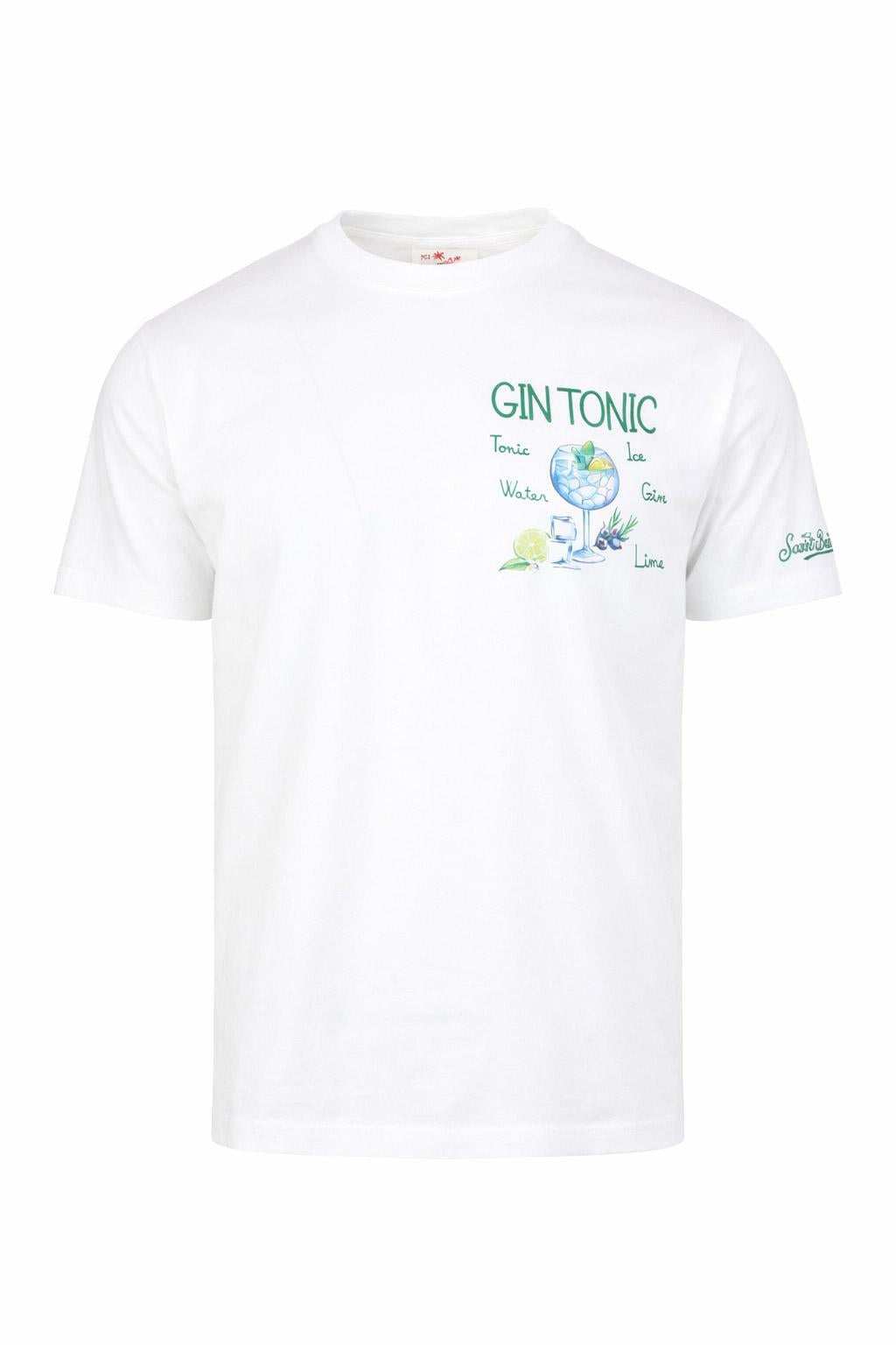 T-Shirt Uomo Ricamo Gin Tonic 