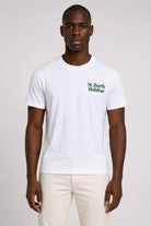 T-Shirt Uomo Cotone Maxi Stampa St. Barth Habituè 