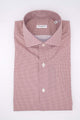 Camicia in cotone microfantasia