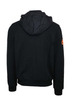 felpa cardigan zip con cappuccio 
