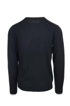 Maglia pullover girocollo lana e cotone 
