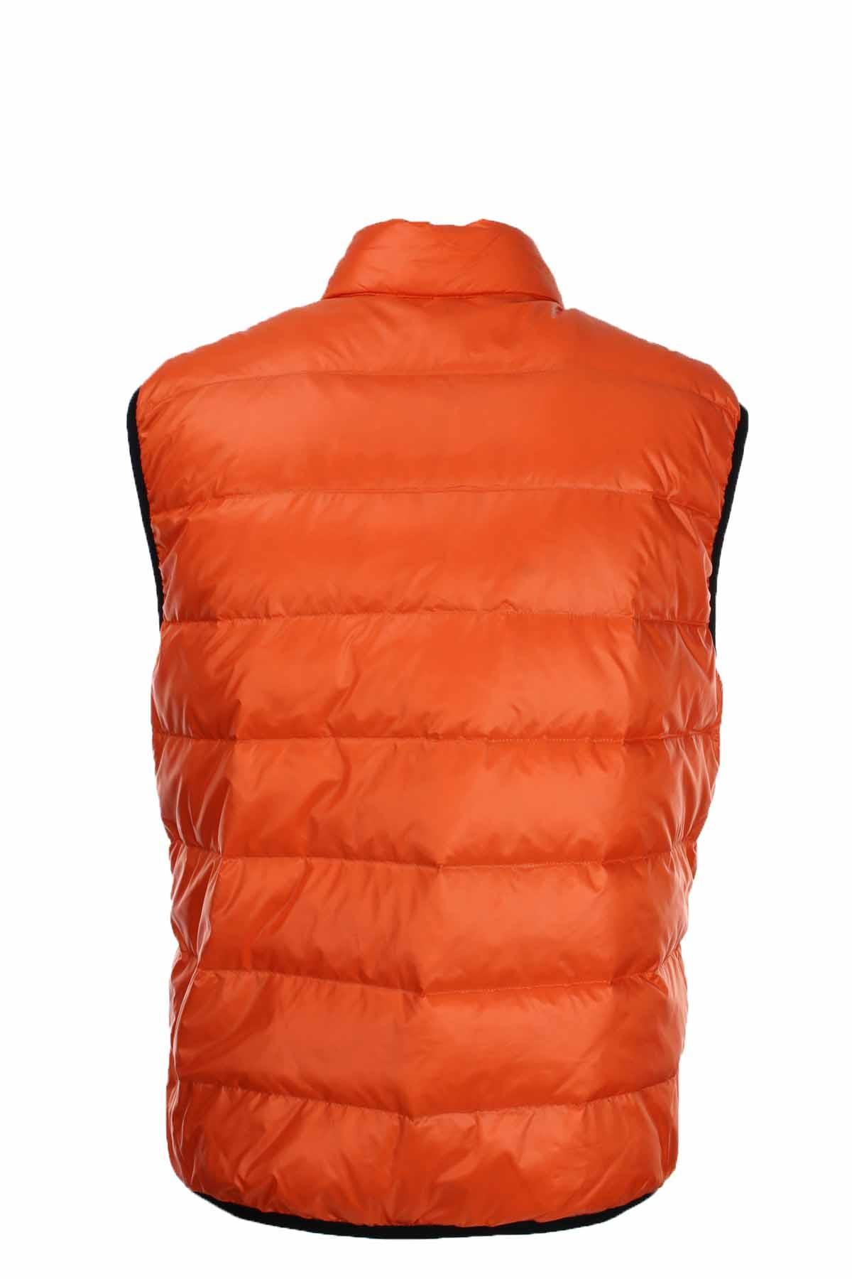 Gilet smanicato impunture orizzontali 