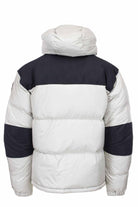 Piumino oversize bicolore 