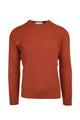 Pullover in lana girocollo microtrecce