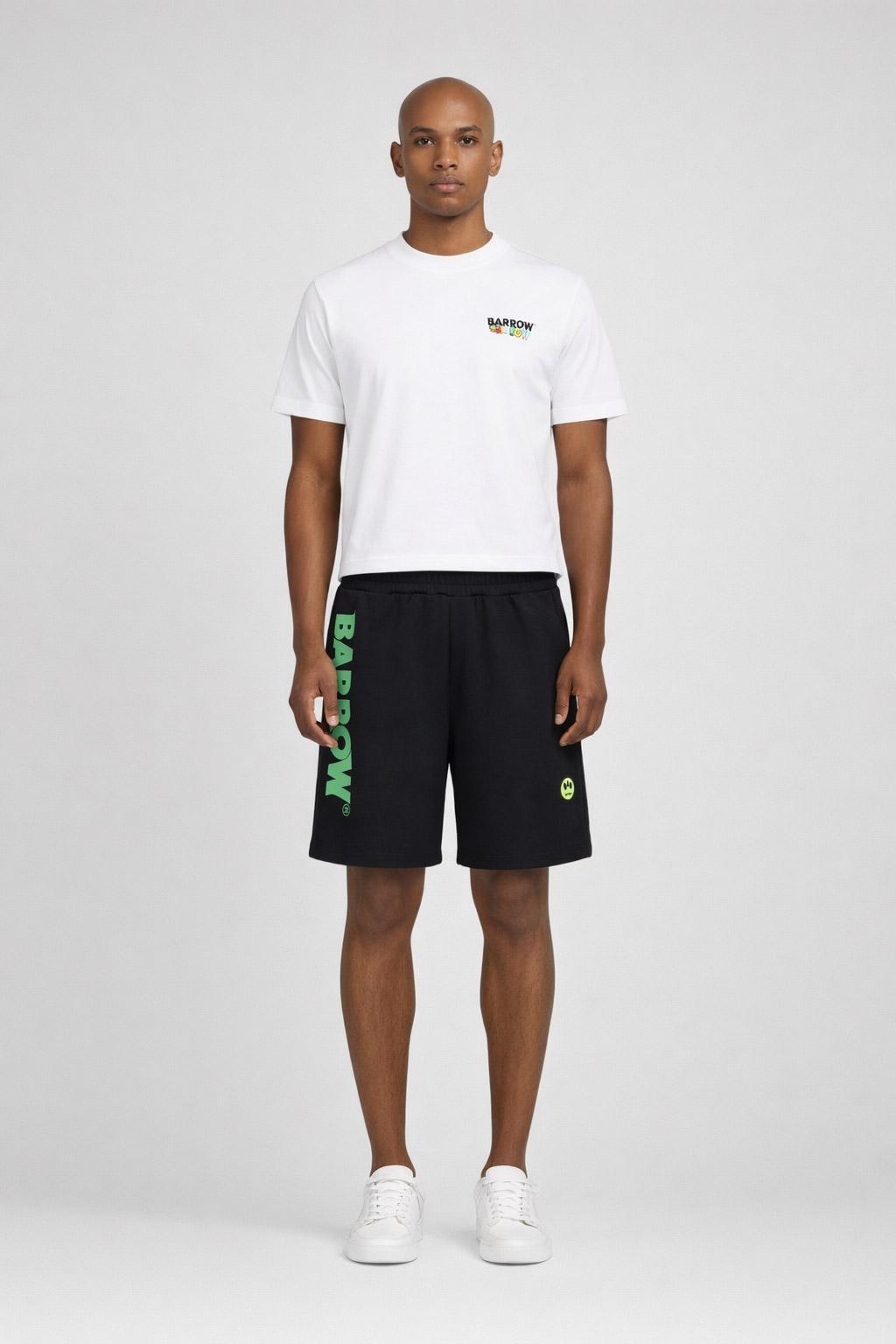 Bermuda in Felpa con Maxi Logo 