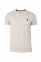 T-Shirt Uomo Cotone con logo ricamato 