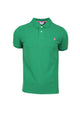 Polo mezza manica tinta unita con logo