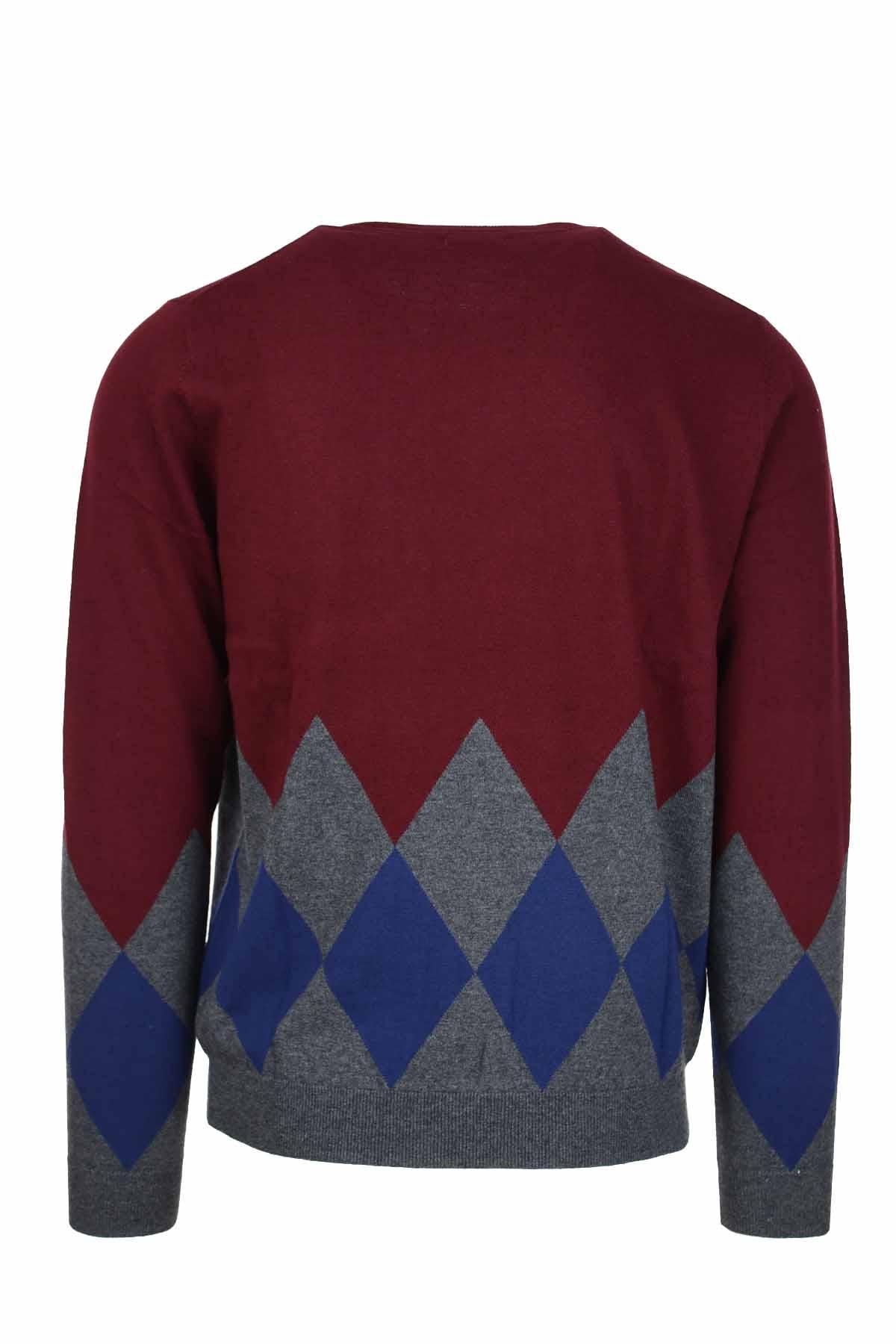 Pullover girocollo rombi 