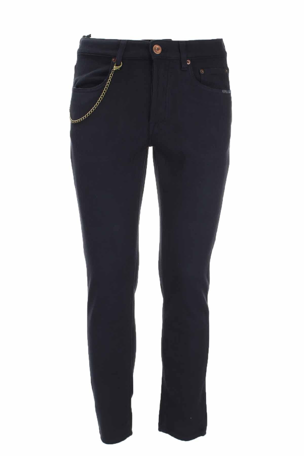 Pantalone 5 tasche in cotone armaturato stretch 