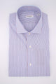 Camicia in cotone a righe multicolor