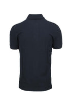 Polo mezza manica in cotone piquet con logo 