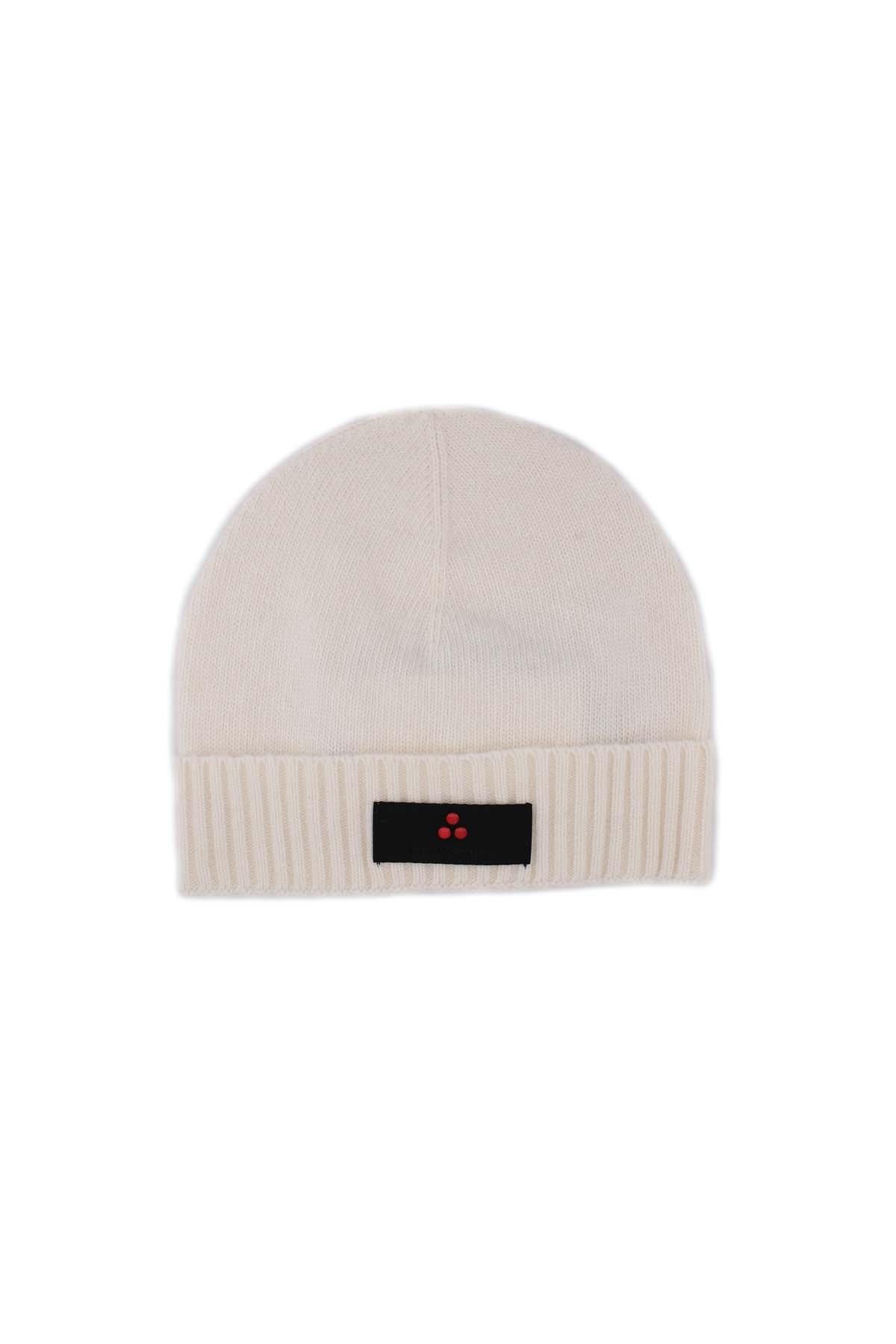 Cappellino in lana con risvolto 