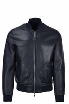 Giubbotto in pelle reversibile 
