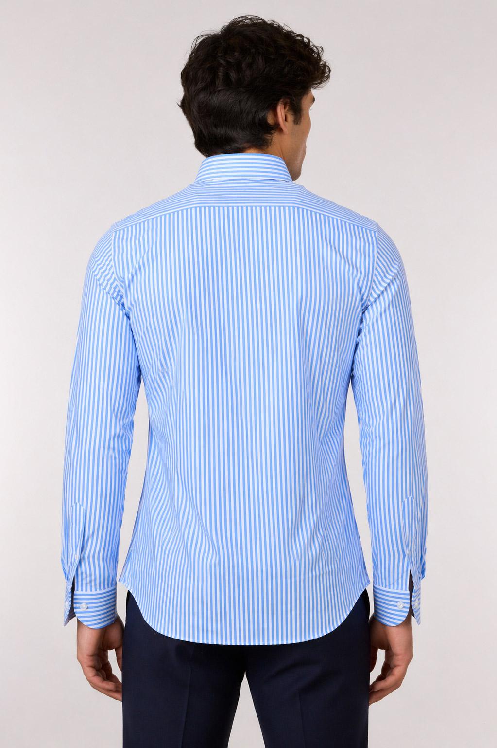 Camicia Uomo a Righe in Tessuto Active 