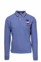 Polo manica lunga maxi logo 