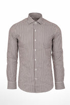 Camicia Uomo a Righe in Cotone Stretch 
