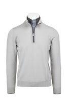 Maglia lupetto con zip e bottoni 